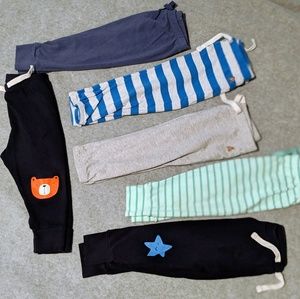 Lot of 6 baby gap pants